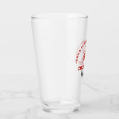 Personalisierter roter Cheerleader der High School Glas (Rechts)