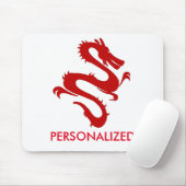 Personalisierter Roter Drache Mousepad (Mit Mouse)