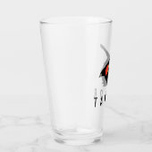 Personalisierter Roter Flügel Glas (Rechts)