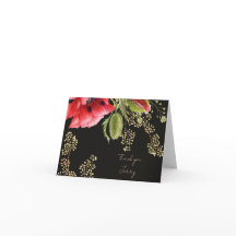 Personalisierter roter Mohn