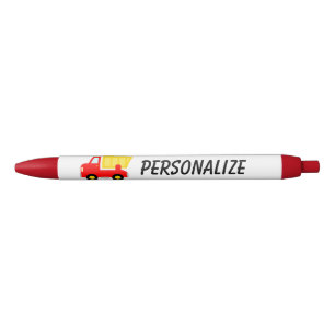 Personalisierter roter Spielzeug-LKW-Schreibstift Kugelschreiber
