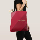 Personalisierter Roter Streifen Tasche (Von Nahem)