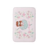 Personalisierter Rotkopfbarsch Badematte (Vorderseite Vertikal)