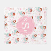 Personalisierter Rotkopfbarsch Fleecedecke (Vorderseite (Horizontal))