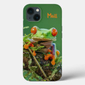 Personalisierter Rotschaumfrosch Case-Mate iPhone Hülle (Rückseite)