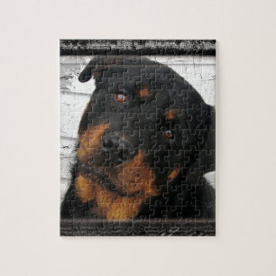 Personalisierter Rotweiler Puzzle