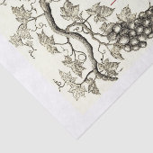 Personalisierter Rotwein Seidenpapier (Ausschnitt)