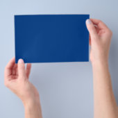 Personalisierter Royal Blue Flyer für jeden Anlass (Handgriff)