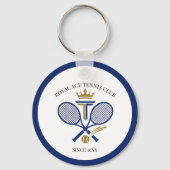 Personalisierter Royal Tennis Club Schlüsselanhänger (Vorderseite)