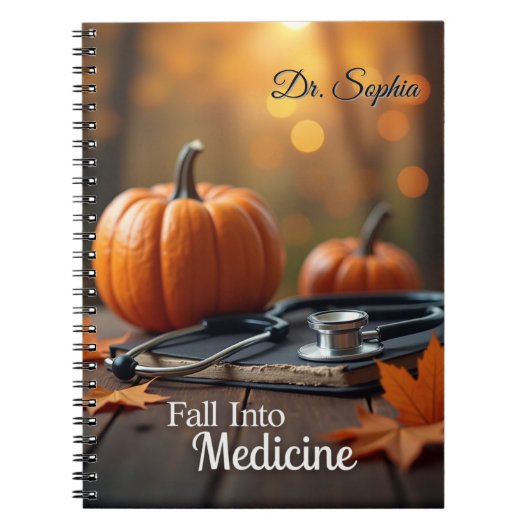 Personalisierter Rückgang in die Medizin Notizblock (Vorderseite)