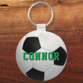 Personalisierter Rucksack für Kinder im Fußball Schlüsselanhänger (Vorderseite)
