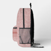Personalisierter Rucksack in Rosa (Rechts)