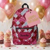 Personalisierter Rucksack mit kosmischem Charm