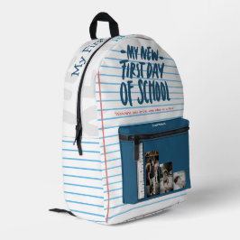 Personalisierter Rucksack zum ersten Schultag mit
