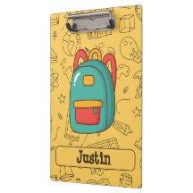 Personalisierter Rucksack zum Schulbeginn & Doodle