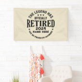 Personalisierter Ruhestand Die Legende ist in Rent Banner (Insitu)