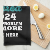 Personalisierter Ruhestand Die Legende ist in Rent Geschirrtuch (Viertel Falte)