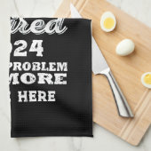 Personalisierter Ruhestand Die Legende ist in Rent Geschirrtuch (Viertel Falte)