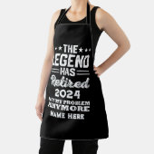 Personalisierter Ruhestand Die Legende ist in Rent Schürze (InSitu)
