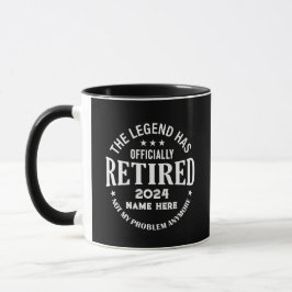Personalisierter Ruhestand Die Legende ist in Rent Tasse