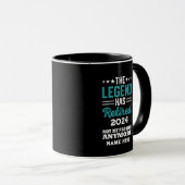 Personalisierter Ruhestand Die Legende ist in Rent Tasse (VorderseiteRechts)
