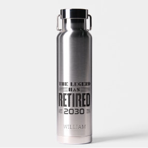 Personalisierter Ruhestand Die Legende ist in Rent Trinkflasche