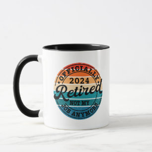 Personalisierter Ruhestand offiziell im Ruhestand Tasse