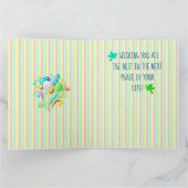 Personalisierter Ruhestand von Super Size Karte (Innenseite)