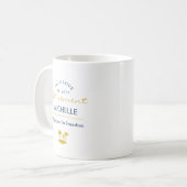 Personalisierter Ruhestand Willkommen in der Freih Kaffeetasse (Vorderseite Links)