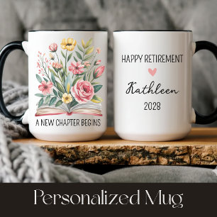 Personalisierter Ruhestandsbecher für Kollegen ode Tasse
