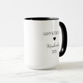 Personalisierter Ruhestandsbecher, Individuelle Gl Tasse (VorderseiteRechts)