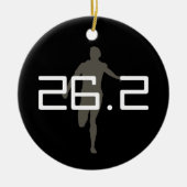 Personalisierter Runner Marathon Keepake Ornament (Vorne)