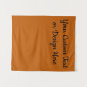 Personalisierter Rust-Brautparty-Prop für benutzer Wandteppich (Vorderseite (Horizontal))