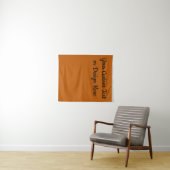 Personalisierter Rust-Brautparty-Prop für benutzer Wandteppich (Beispiel (Horizontal))