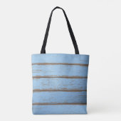 Personalisierter Rustikaler Baseball Tote Bag Ship Tasche (Rückseite)
