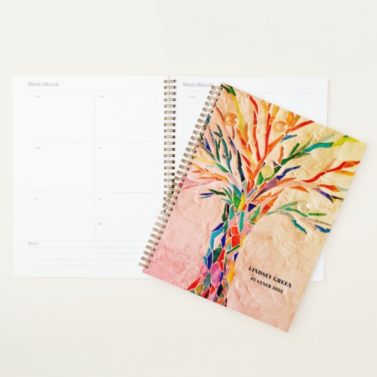 Personalisierter Rustikaler Baum Planer (Anzeige)