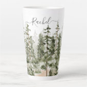 Personalisierter rustikaler Grünwald Milchtasse (Vorderseite)