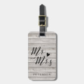 Personalisierter rustikaler hölzerner Gepäckumbau Gepäckanhänger (Vorderseite vertikal)