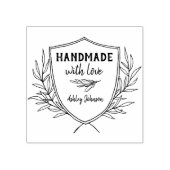 Personalisierter Rustikalschild von Gummistempel (Prägung)