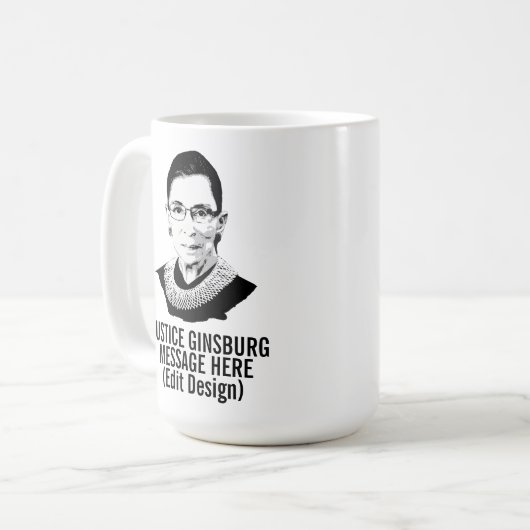 Personalisierter RUTTER GINSBURG Kaffeetasse (Vorderseite Links)