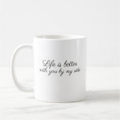 Personalisierter Sable-Sheltie an meiner Seite Kaffeetasse (Links)