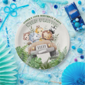 Personalisierter Safari-Party-Teller Dschungel-Geb Pappteller (Party)