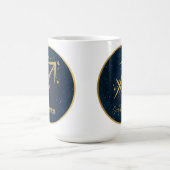 Personalisierter Sagittarius-Zooikensymbol Kaffeetasse (Mittel)