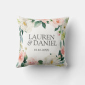 Personalisierter Sake vom modernen Rosa Kissen (Rückseite)