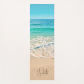 Personalisierter Sandstrand Yogamatte (Vorderseite)
