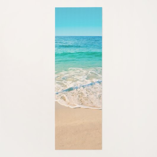 Personalisierter Sandstrand Yogamatte (Rückseite)