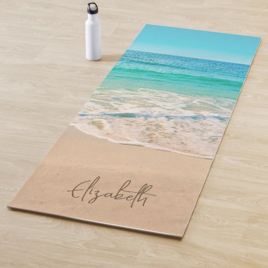 Personalisierter Sandstrand Yogamatte (Beispiel)