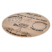 Personalisierter Santa Cookie Tray Schneidebrett (Ecke)