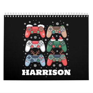 Personalisierter Santa-Gaming-Controller Gamer Wei Kalender