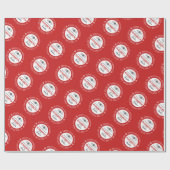 Personalisierter Santa North Pole Express Geschenkpapier (Flach)